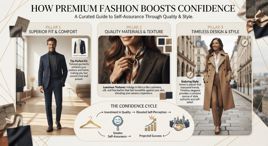 How Premium Fashion Boosts&nbsp;Confidence